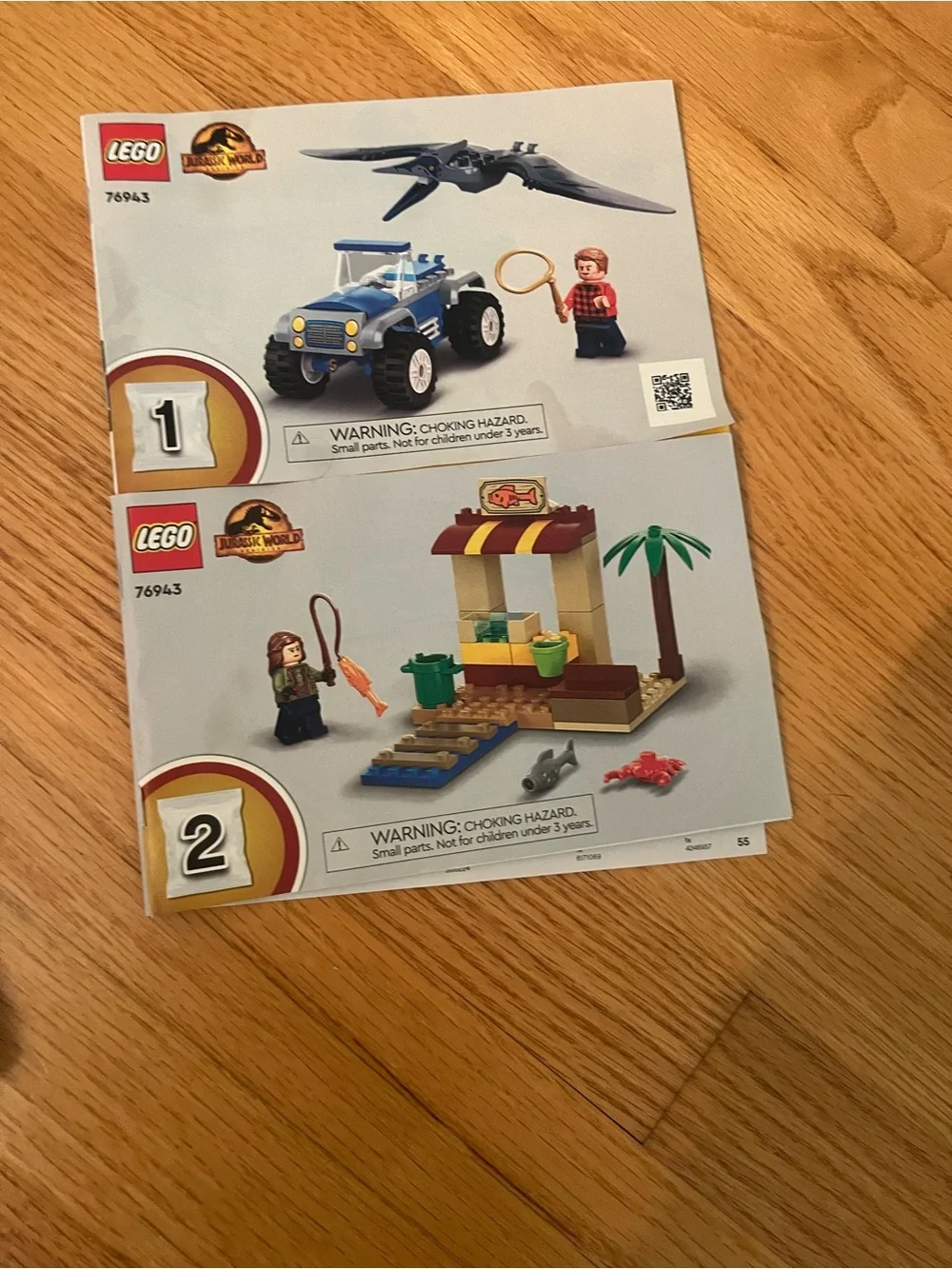LEGO Instruction Booklets Set - White, Blue, Red Covers